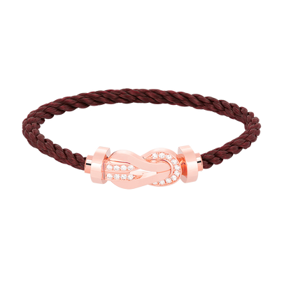 [Spark]CHANCE LARGE 8 FIGURE BUCKLE HALF DIAMOND BRACELET Spark GOLD