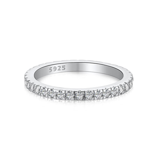 [Tonmkive Jewelry]Delicate Sparkling Round Cut Daily Ring