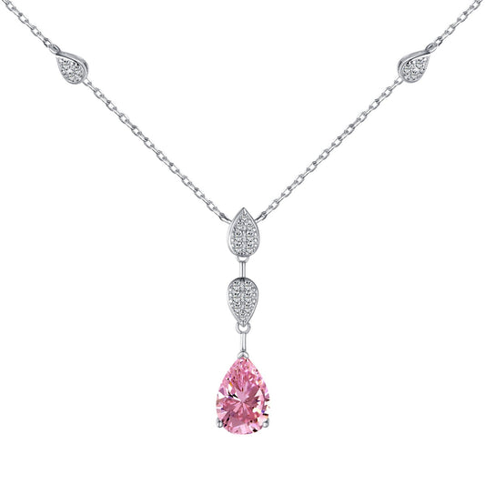 [Tonmkive Jewelry]Dazzling Pear Cut Necklace