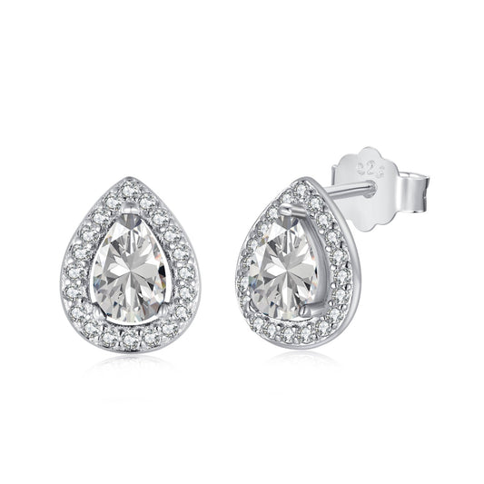 [Tonmkive Jewelry]Luxurious Water Drop Shape Earrings
