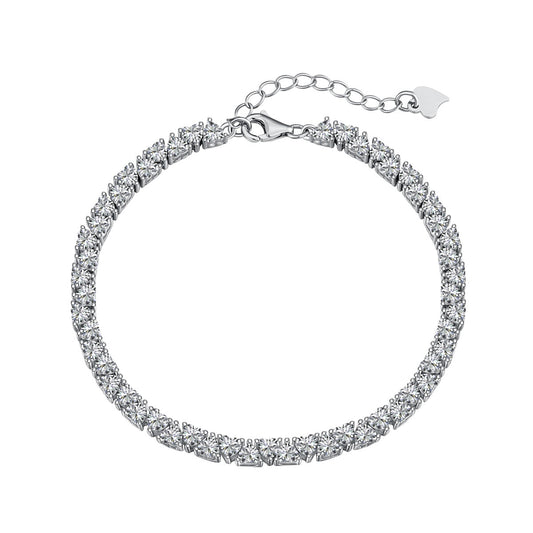 [Tonmkive Jewelry]Dazzling Romantic Heart Shape Lover Bracelet
