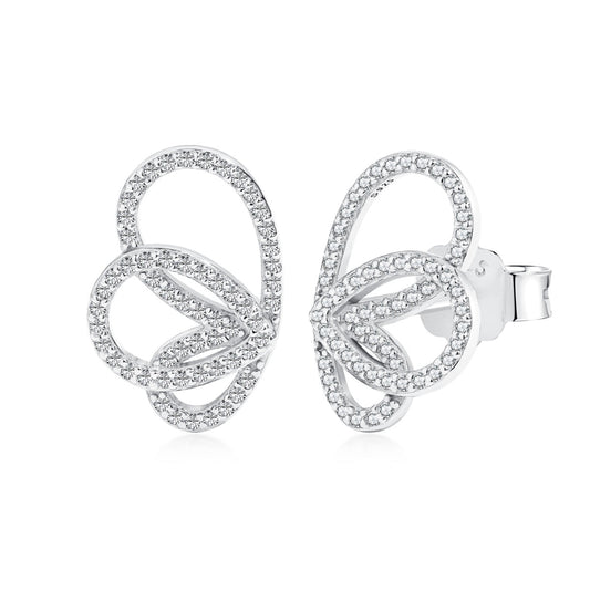 [Tonmkive Jewelry]Exquisite Butterfly Shape Earrings