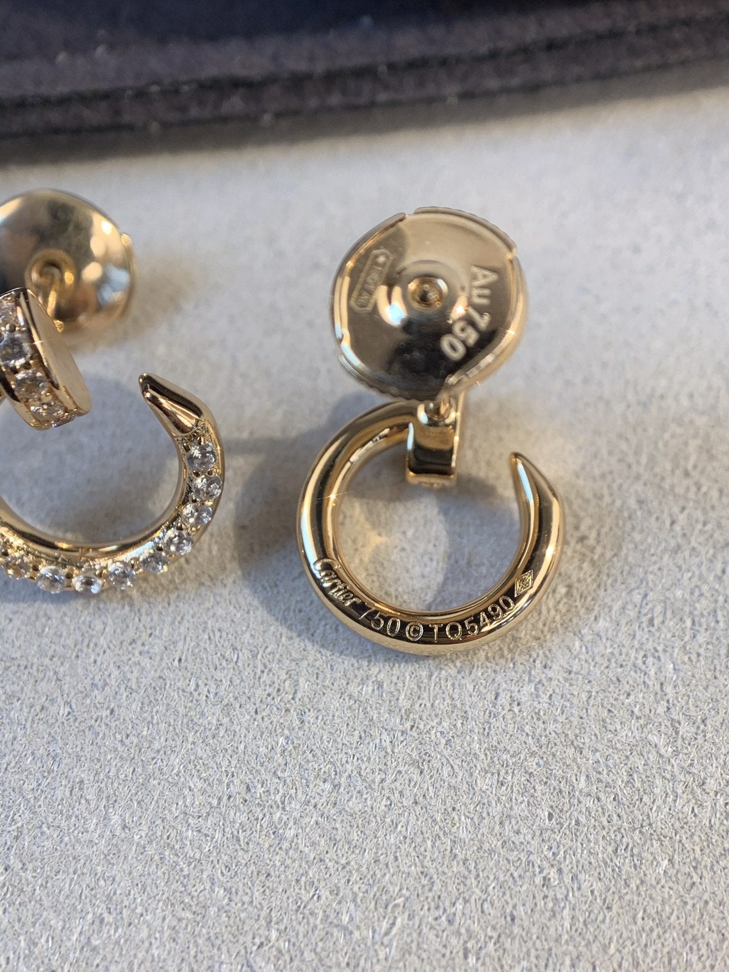 [Spark]JUSTE EARRINGS GOLD DIAMONDS