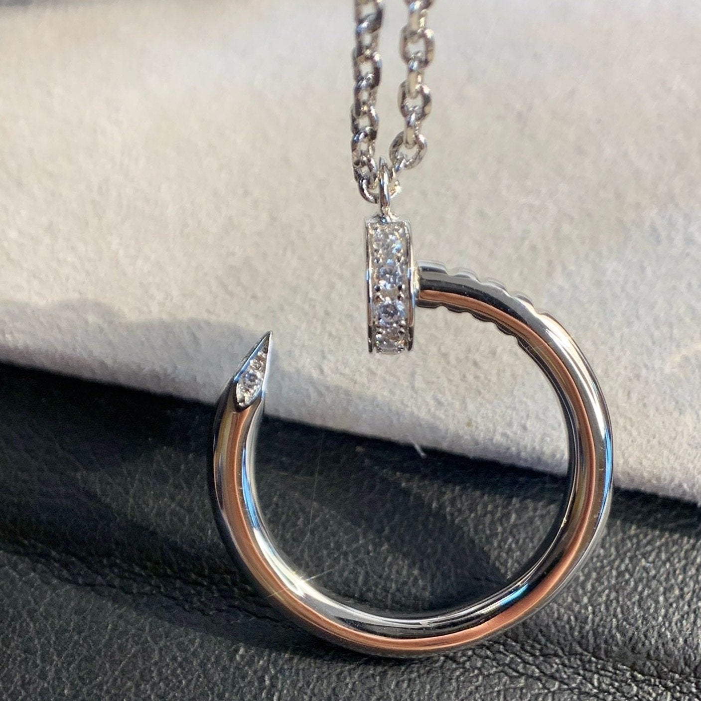 [Spark]JUSTE NECKLACE SILVER