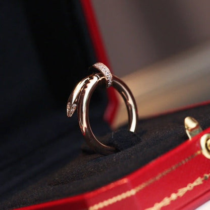 [Spark]JUSTE RING 2.65MM PINK GOLD DIAMOND