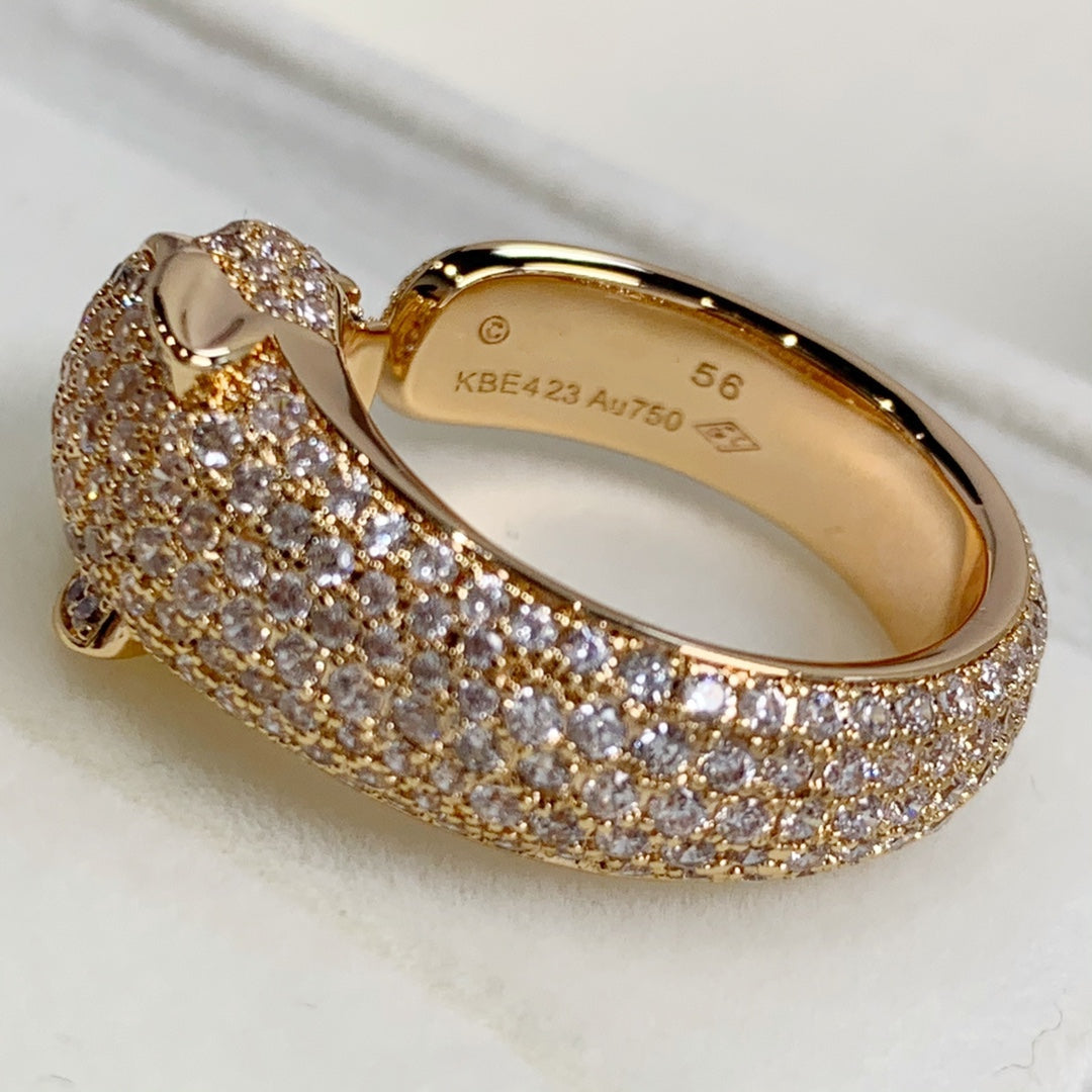 [Spark]PANTHERE PINK GOLD DIAMOND RING