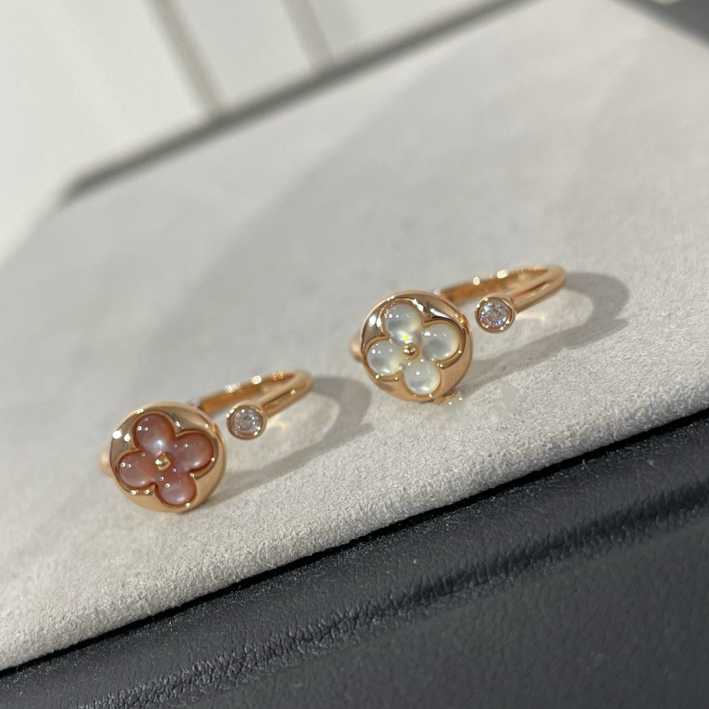 [Spark]SUN 1 DIAMOND PINK MOP RING
