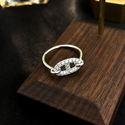 [Spark]RONDE SMALL SILVER DIAMOND RING