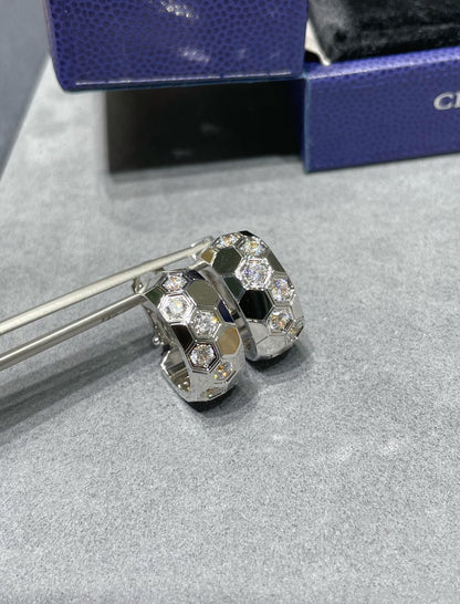 [Spark]BEE LOVE DIAMOND HOOP EARRINGS