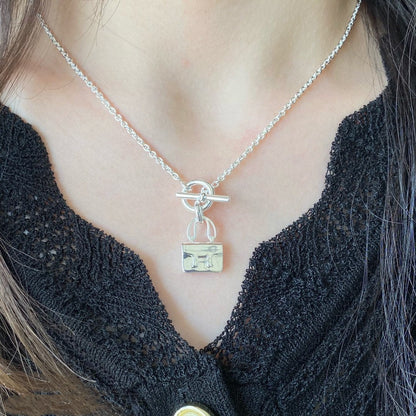 [Spark]CONSTANCE PEDANT SILVER NECKLACE
