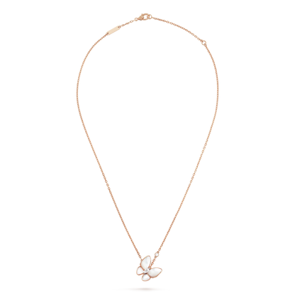 [Spark]BUTTERFLY MOP DIAMOND NECKLACE