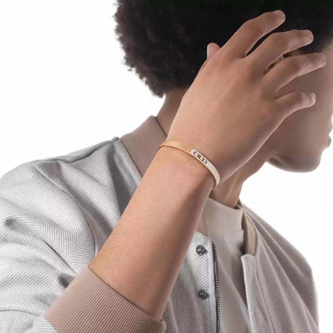 [Spark]2026 BRAND-NEW FROSTED BRACELET WITH DIAMONDS THREE COLORS