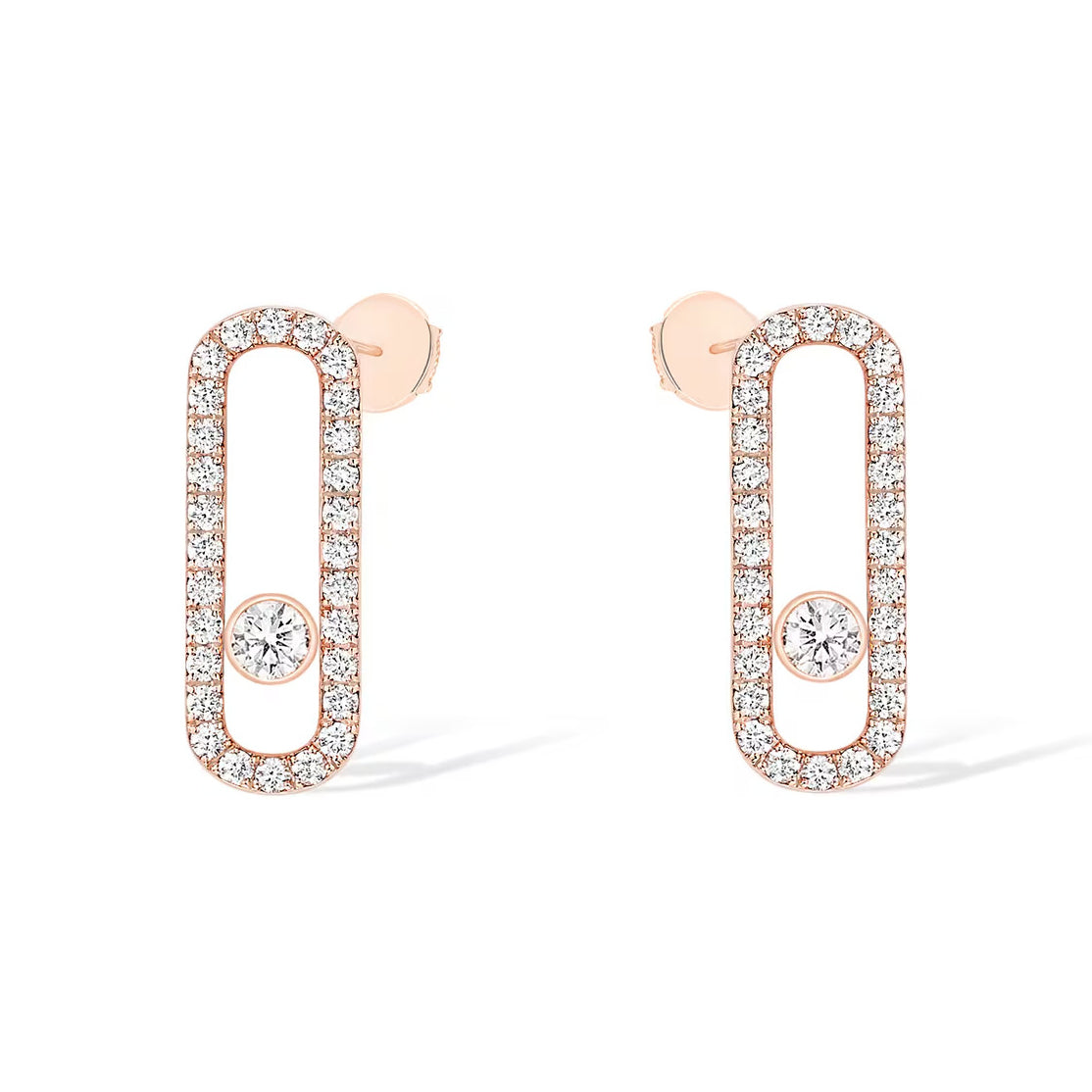 [Spark]MOVE UNO STUD DIAMOND PAVED EARRINGS