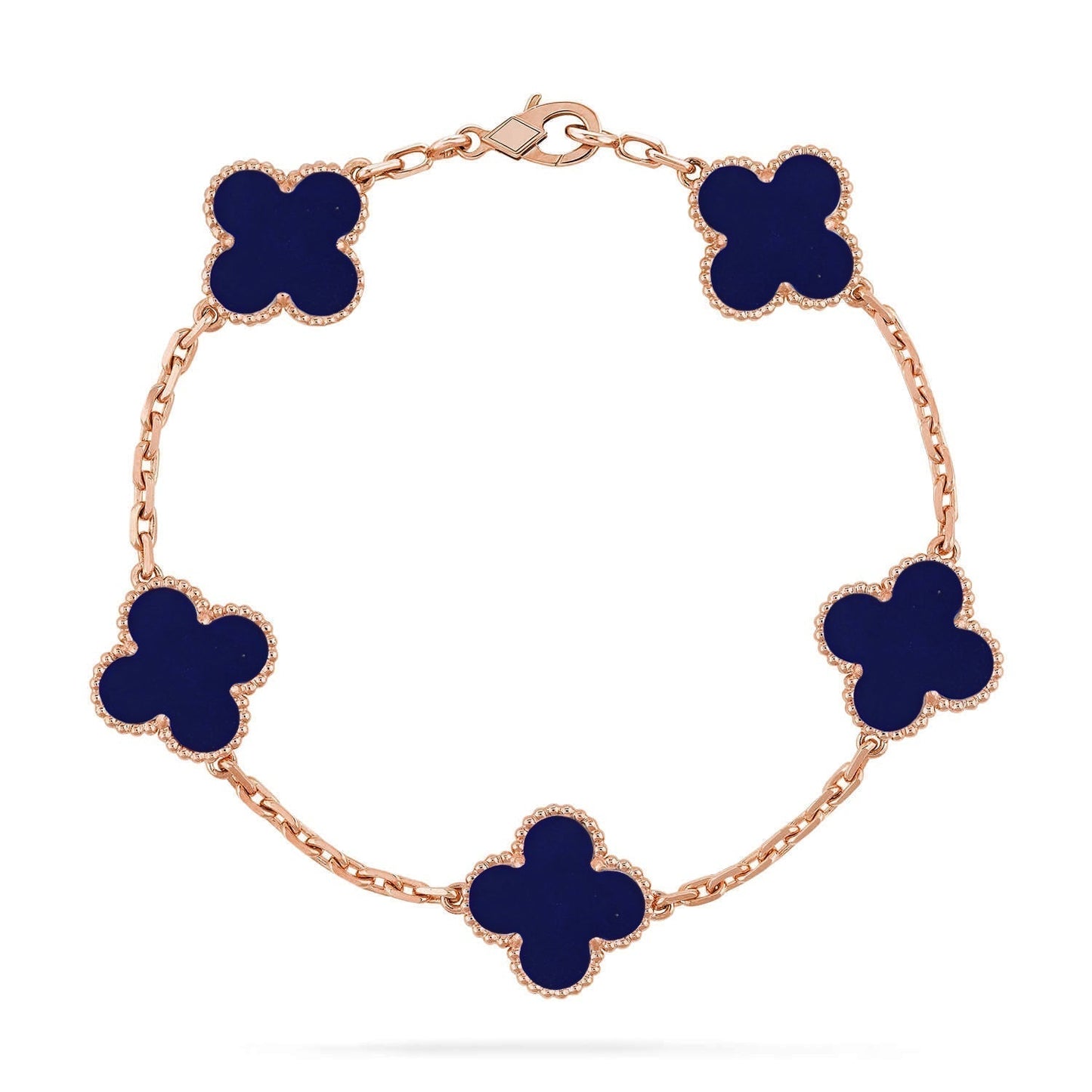 [Spark]CLOVER 5 MOTIF LAPIS LAZULI BRACELET COLLECTION