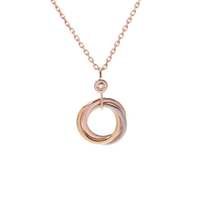 [Spark]TRINITY SILVER GOLD PINK GOLD NECKLACE