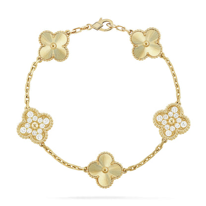 [Spark] CLOVER 5 MOTIF LASER BRACELET COLLECTION