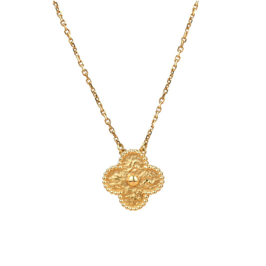 [Spark]CLOVER 15MM  BRONZING NECKLACE