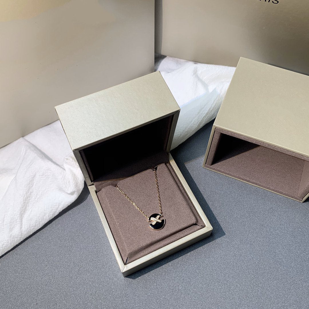 [Spark]JEUX DE PINK GOLD DIAMOND NECKLACE