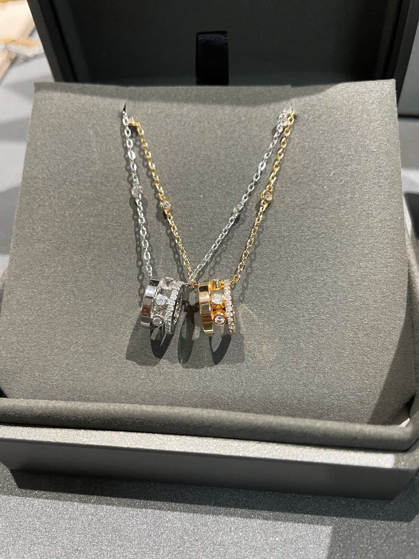 [Spark]CHAIN MOVE ROMANE PEDAND NECKLACE