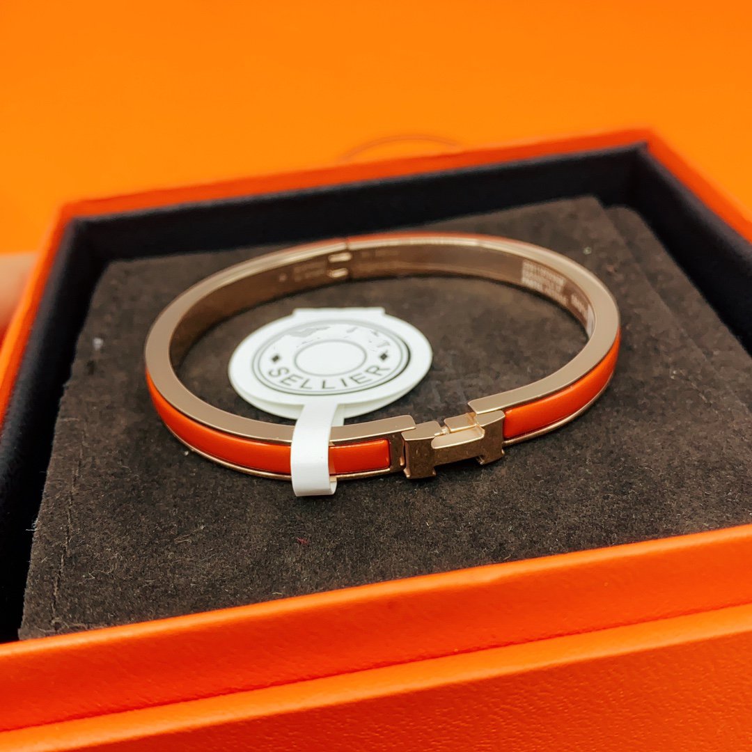 [Spark]CLASSIC HM CLIC RED 8MM ENAMEL BRACELET
