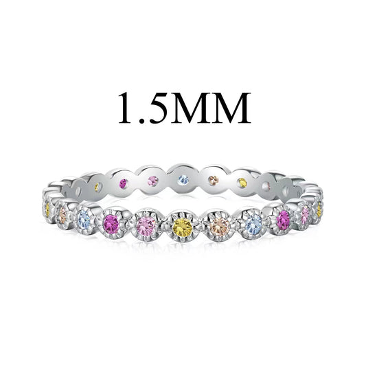 [Tonmkive Jewelry]Radiant Sparkling Round Cut Daily Ring