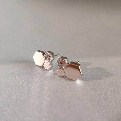 [Spark]BEE LOVE SILVER DIAMOND EARRINGS