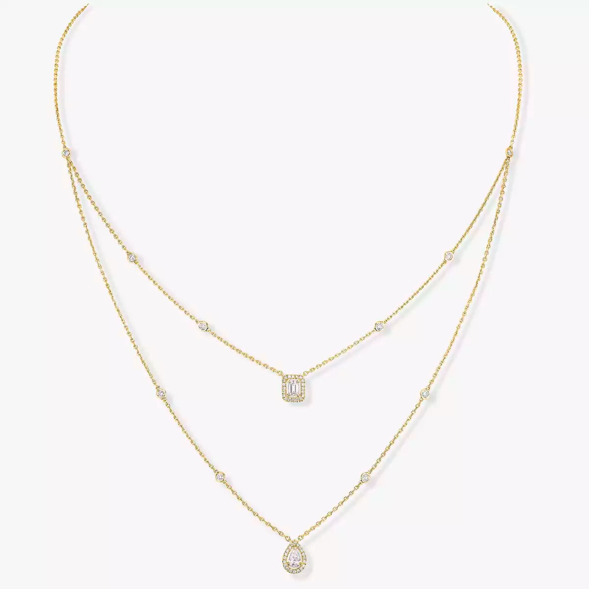 [Spark]Diamond Necklace My Twin 2 Rows