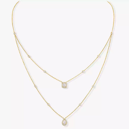 [Spark]Diamond Necklace My Twin 2 Rows