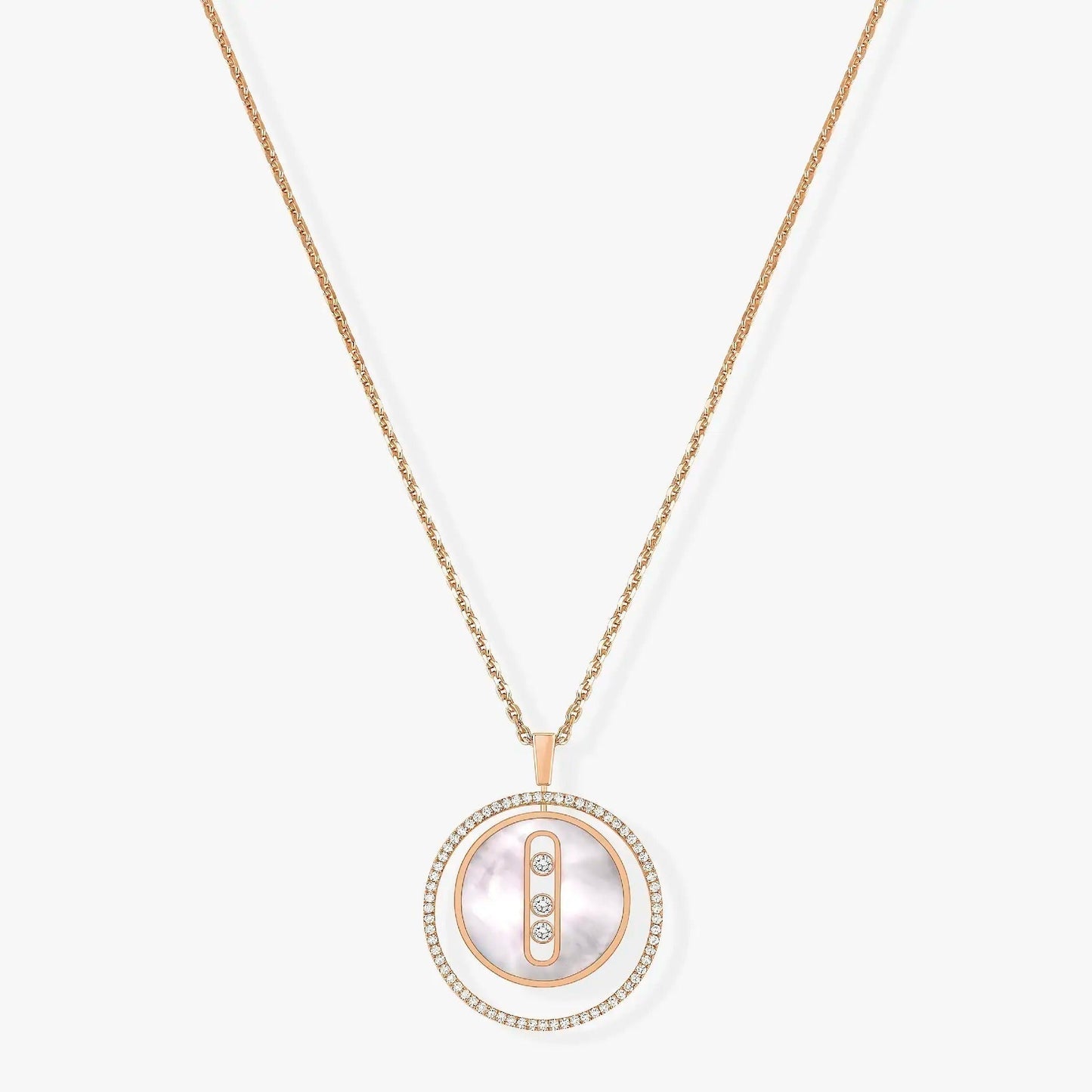 [Spark]Demo MOVE MM NACRE BLANCHE DIAMOND NECKLACE