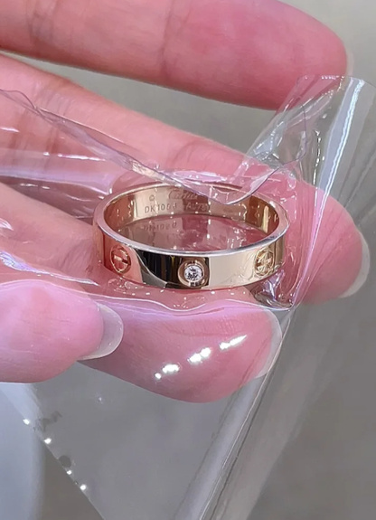 [Spark]LOVE RING 4MM 1 DIAMOND