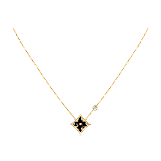 [Spark]STAR BLACK MOP NECKLACE