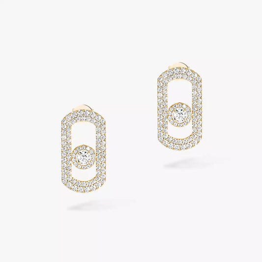 [Spark]So Move Pave_-Set Diamond Earrings in Silver