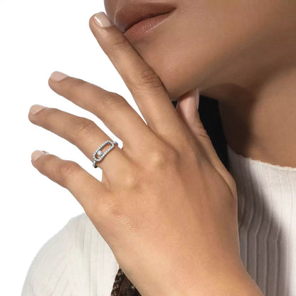 [Spark]Move Uno Diamond Ring in Gold