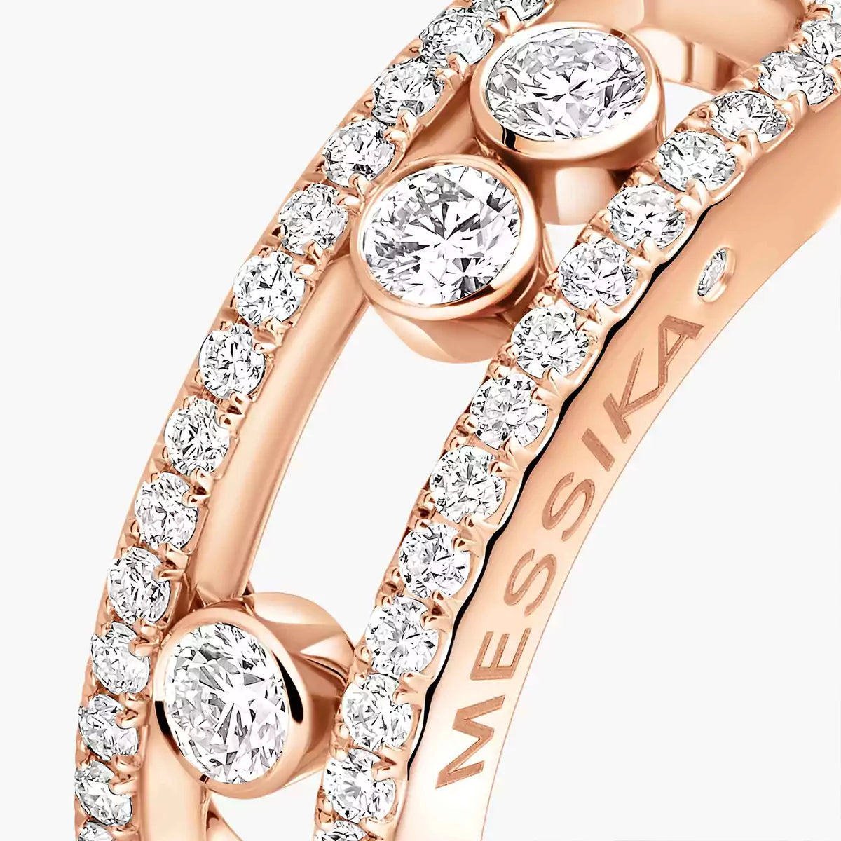 [Spark] Move Gold Diamond Pave_ Ring