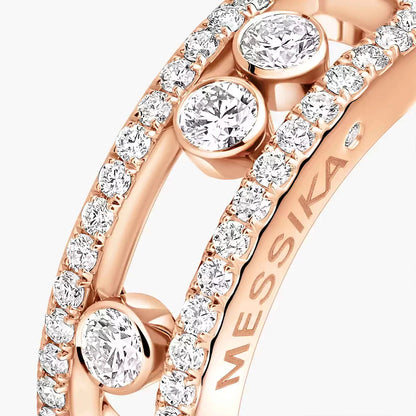 [Spark] Move Gold Diamond Pave_ Ring