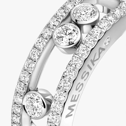 [Spark] Move Gold Diamond Pave_ Ring