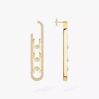 [Spark]Diamond Pendant Earrings Move 10Th