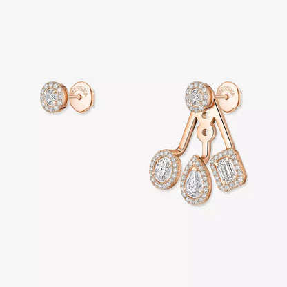 [Spark] My Twin Trio  Diamond Earrings