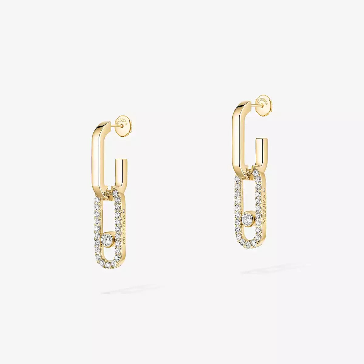[Spark]Move Link Diamond Earrings