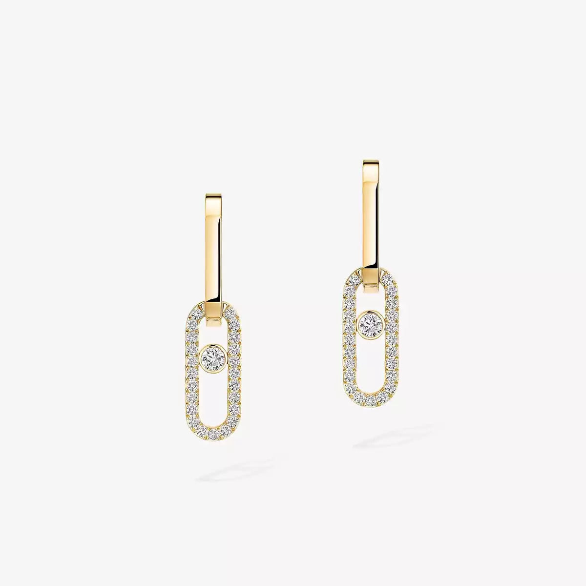 [Spark]Move Link Diamond Earrings