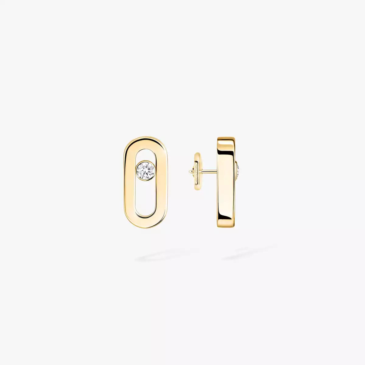 [Spark]Move Uno Diamond Stud Earrings