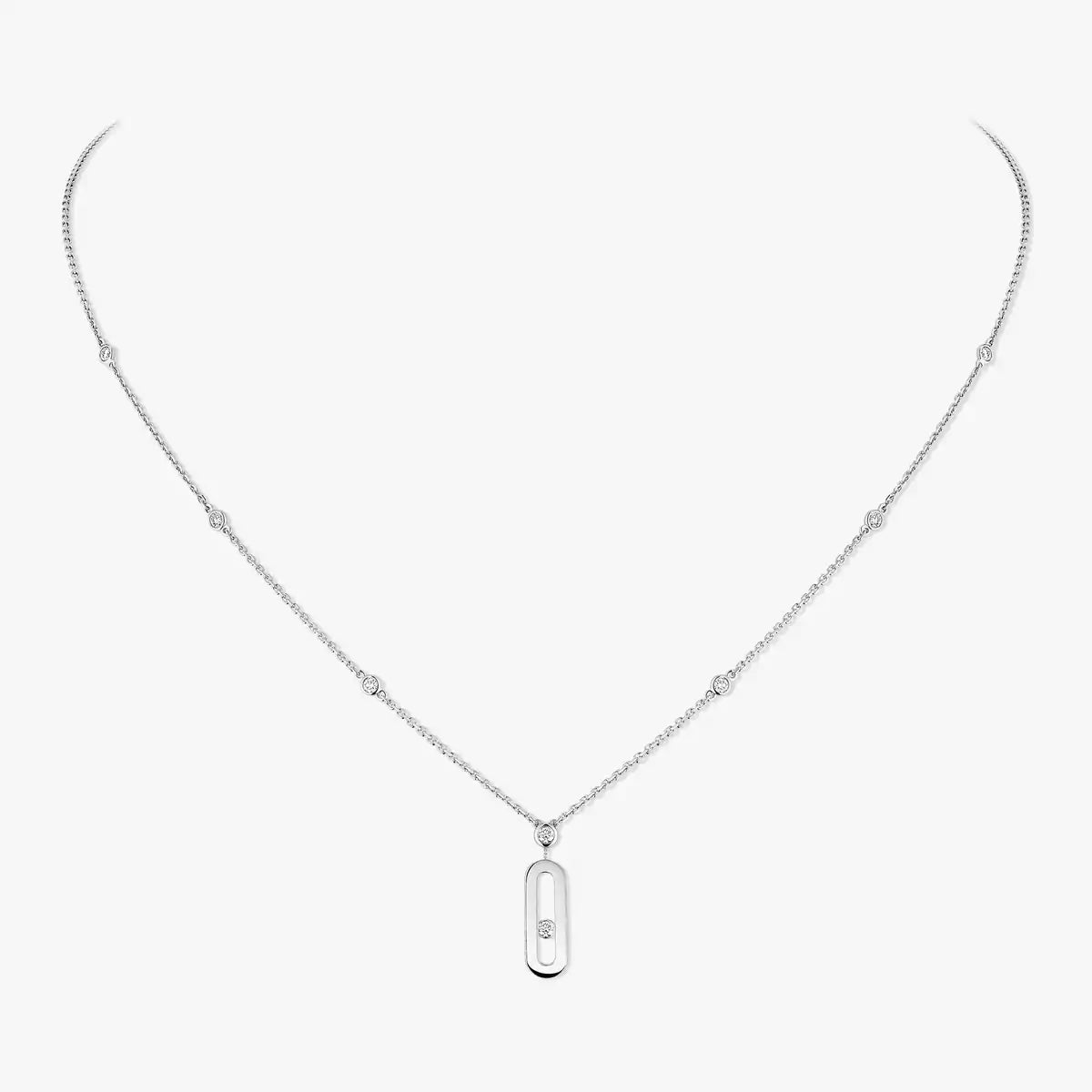 [Spark] Move Uno Gold Diamond Long Necklace