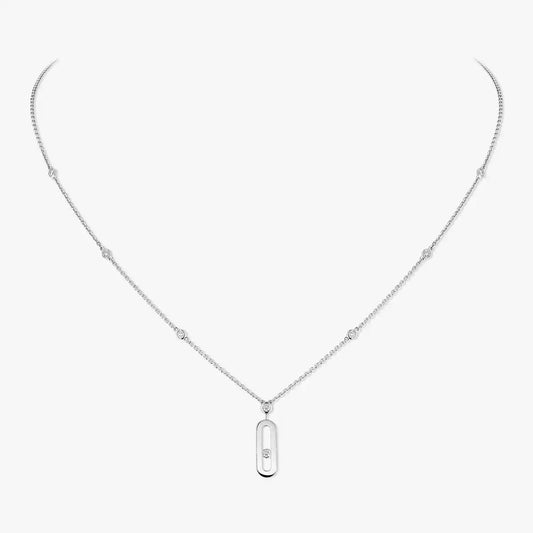 [Spark] Move Uno Gold Diamond Long Necklace