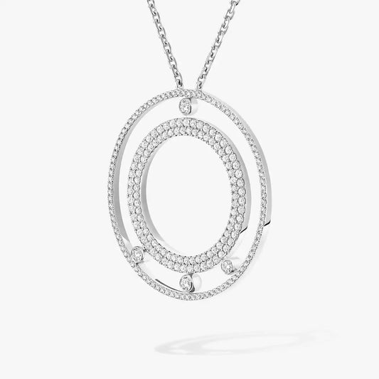 [Spark]Move Romane Long Pave_-Set Diamond Necklace
