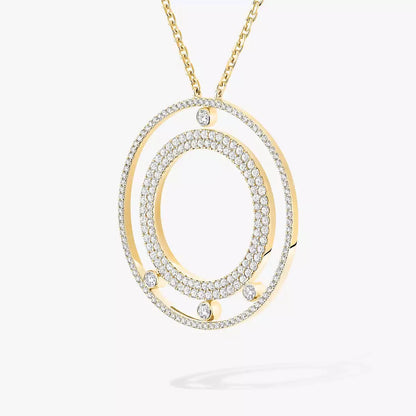 [Spark]Move Romane Long Pave_-Set Diamond Necklace