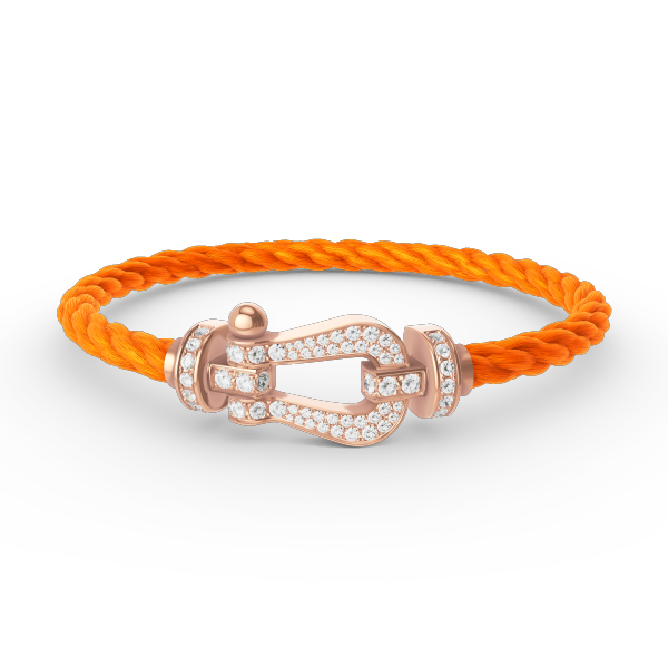 [Spark]FORCE LARGE HORSESHOE FULL DIAMOND BRACELET Spark GOLD
