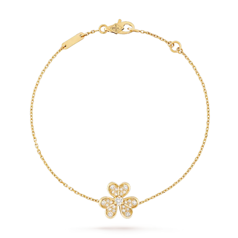 [Spark]FRIVOLE GOLD FLOWER DIAMOND BRACELET
