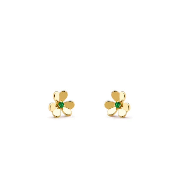 [Spark]FRIVOLE  FLOWER MALACHITE EARRINGS