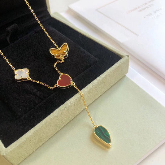 [Spark]LUCKY SPRING 4 MOTIFS Spark GOLD NECKLACE
